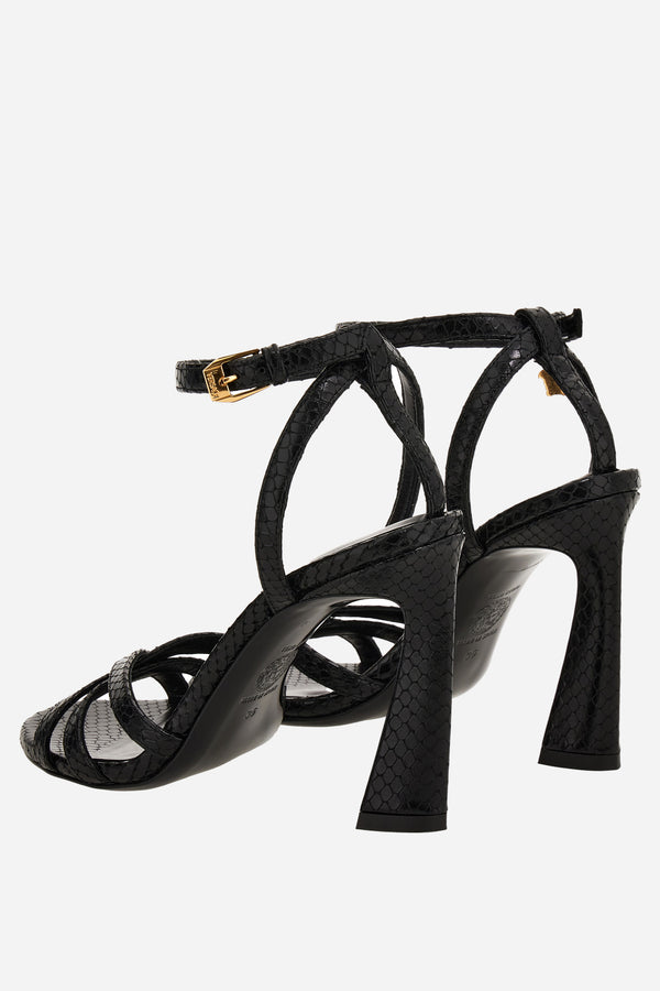 La Medusa Sandal  In Printed Ayers Calf Leather