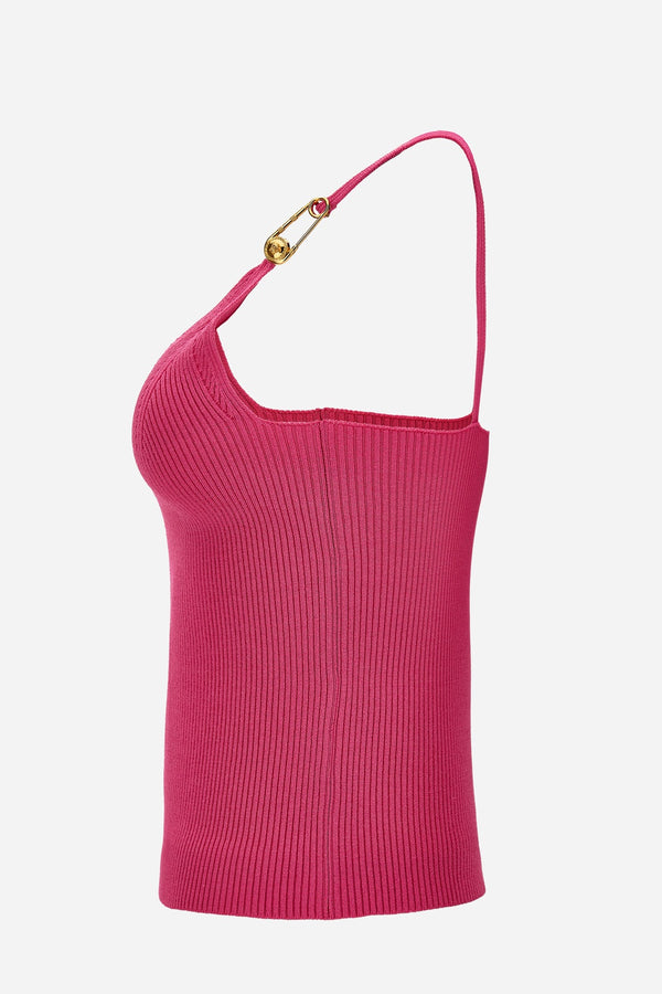 Knit Top In Viscose Stretch