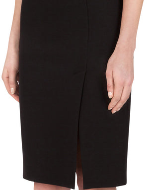 SLEEVELESS JERSEY CALF-LENGTH DRESS