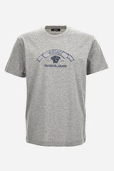 T-Shirt In Jersey Fabric-Versace Via Gesu' Embroidery