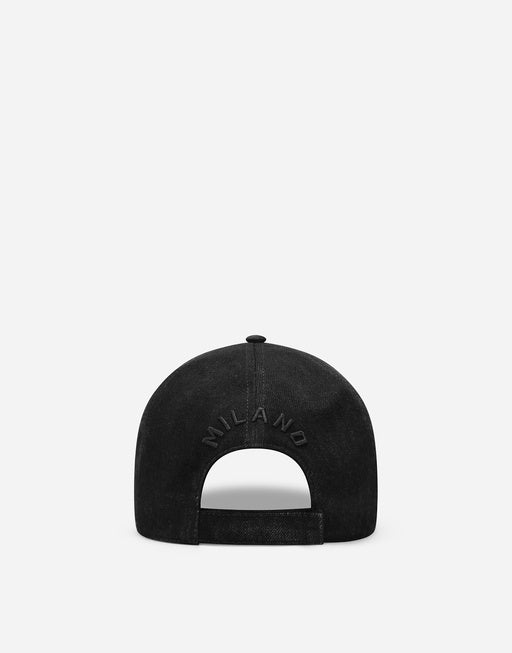 DENIM BASEBALL CAP WITH DG LOGO EMBROIDERY