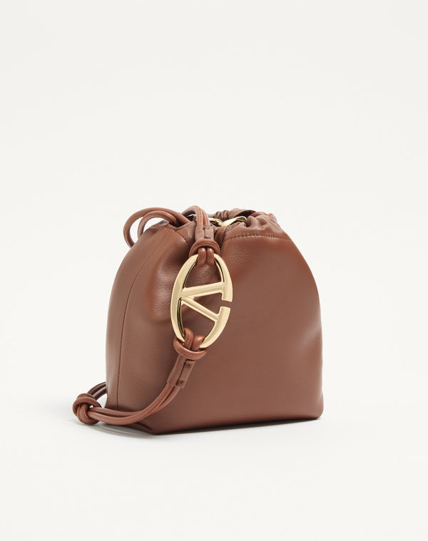 Mini Borsa A Sacchetto Vlogo Pouf In Nappa