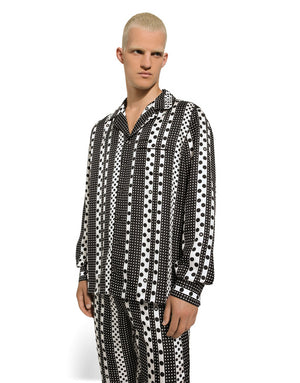 PRINTED SILK SHIRT