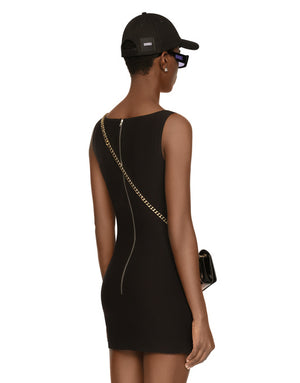 SPANDEX JERSEY MINI DRESS DGVIB3