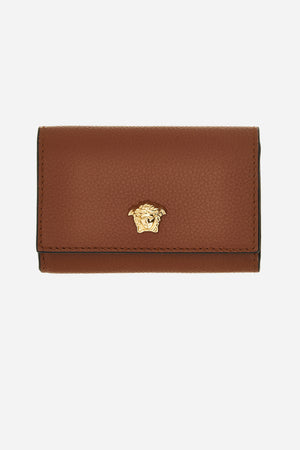 La Medusa Businnes Card Holder In Grainy Calf Leather