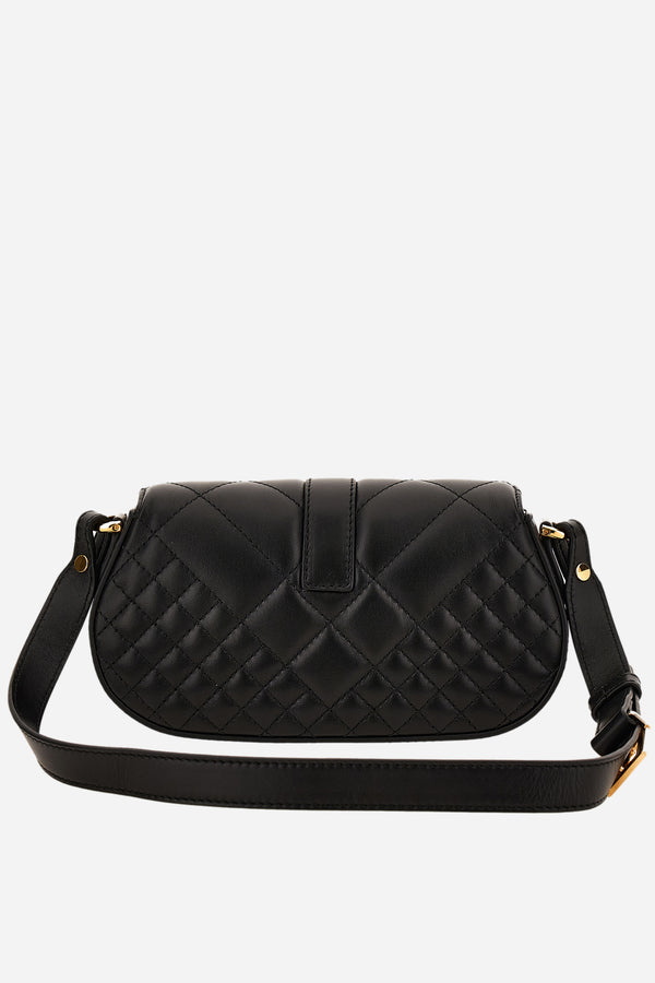 Greca Goddess Mini Bag In Quilted Lamb Leather-Strass