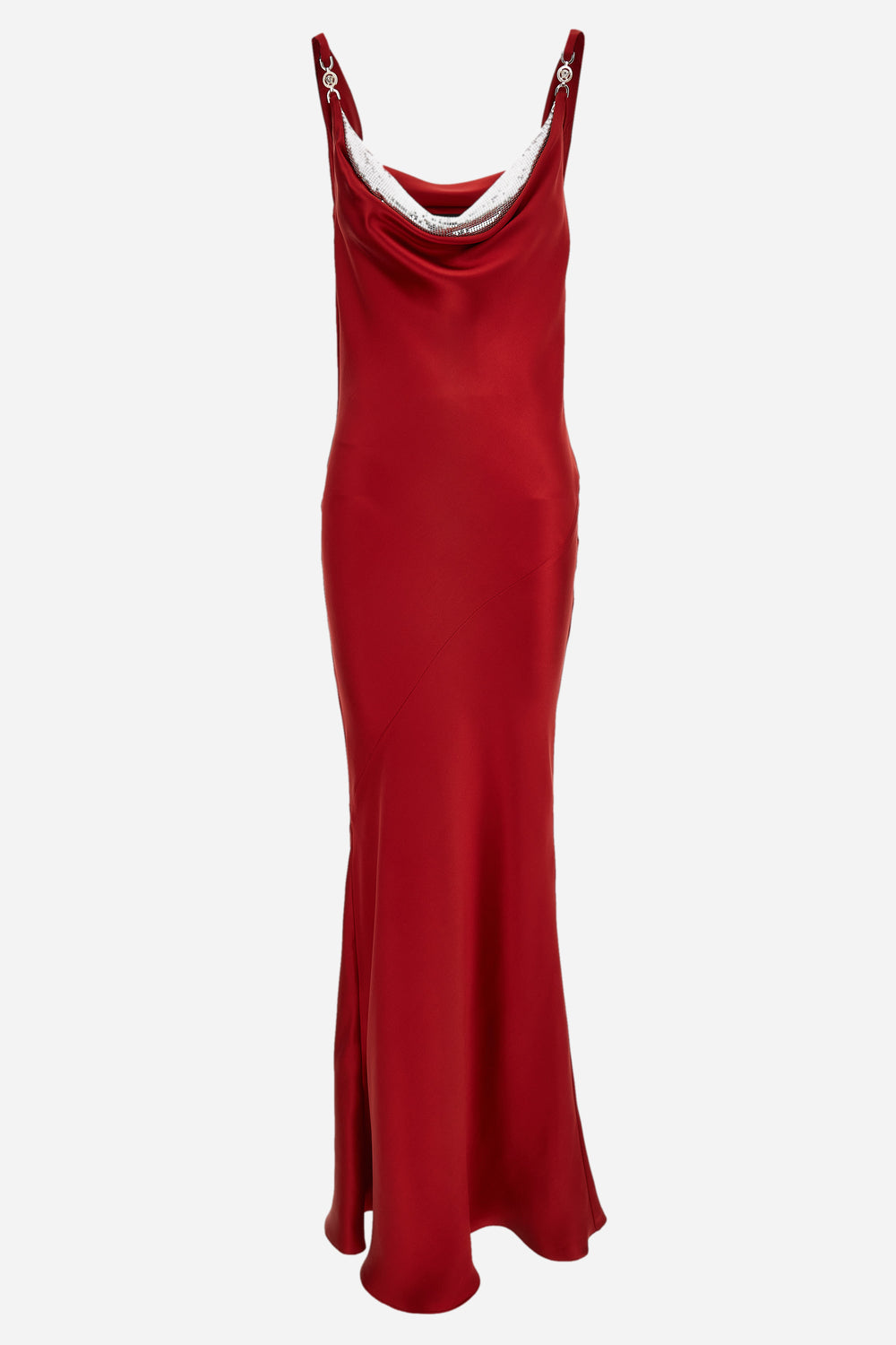 Gown In Double Fluid Silk Satin