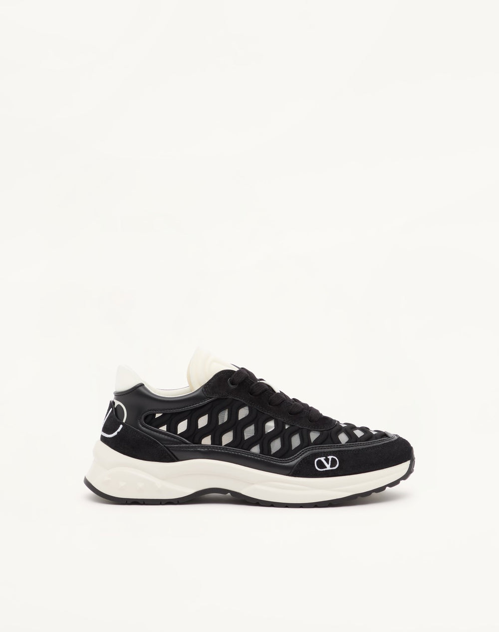 SNEAKER READY GO RUNNER IN TESSUTO E PELLE