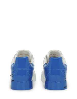 SNEAKERS IN VARNISHED LAMINATE NAPPA CALFSKIN