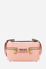 Versace Tag Shoulder In Lamb Leather