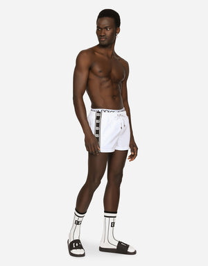 SHORT SWIM TRUNKS WITH DG LOGO BAND