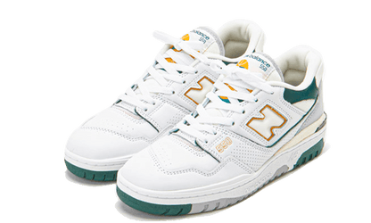 New Balance 550 White Nightwatch Green