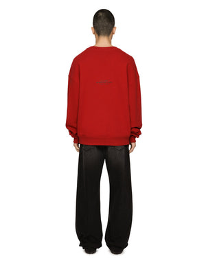 JERSEY SWEATSHIRT WITH DGVIB3 PRINT AND LOGO
