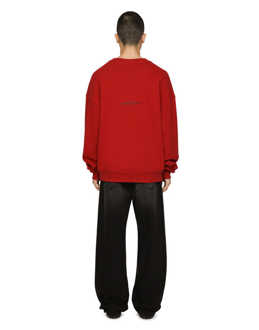 JERSEY SWEATSHIRT WITH DGVIB3 PRINT AND LOGO