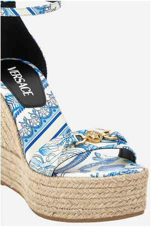 Medusa 95 Espadrilles In Calf Leather