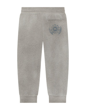 JERSEY JOGGING PANTS WITH DG LAUREL DETAIL