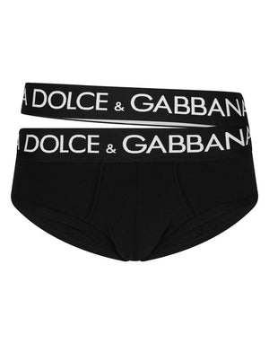 TWO-WAY-STRETCH JERSEY BRANDO BRIEFS WITH DOUBLE WAISTBAND