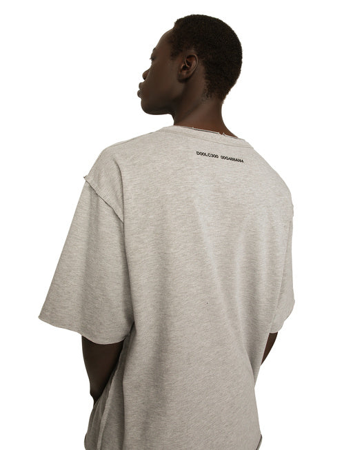 COTTON INTERLOCK T-SHIRT WITH LOGO PRINT