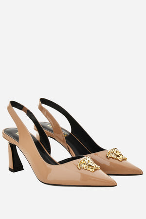 La Medusa Sling Back  In Patent Leather