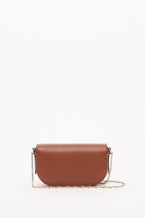 POUCH CON CATENA VLOGO WALK IN VITELLO