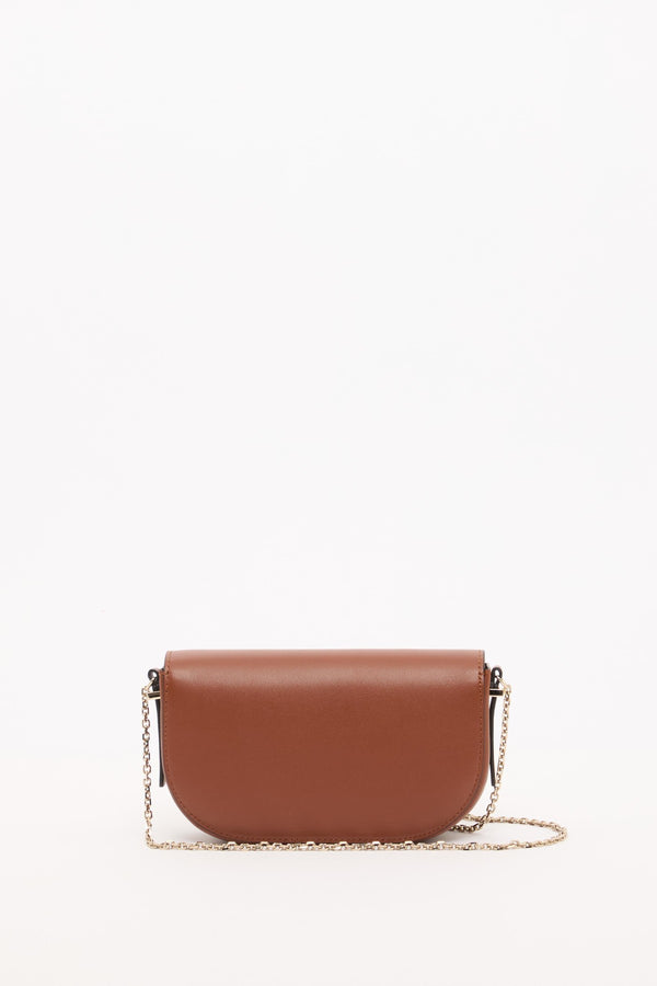 POUCH CON CATENA VLOGO WALK IN VITELLO