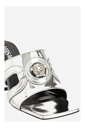 Medusa 95 Mule In Laminated Calf Leather