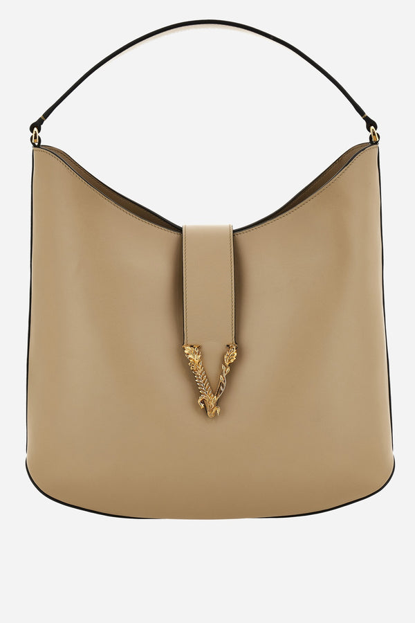 Virtus Hobo Bag In Calf Leather