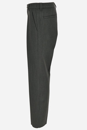 Informal Pant In Wool Twill Mouline Fabric