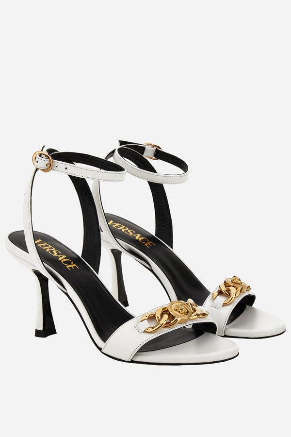 Icon Chain Sandal  In Calf Leather