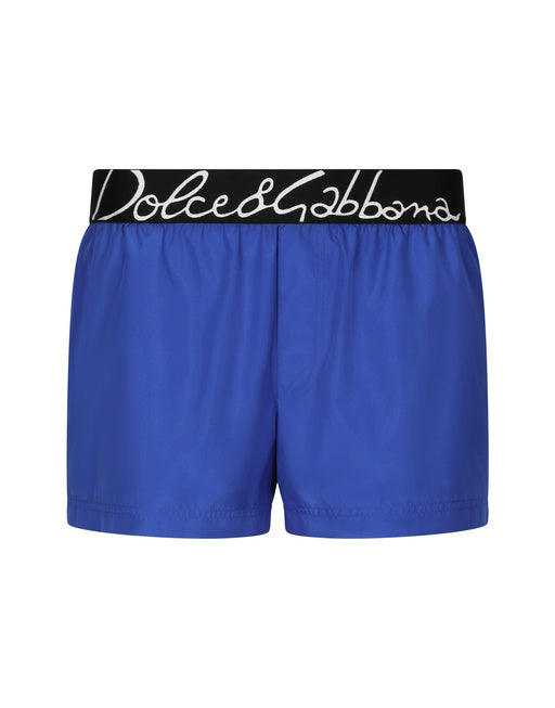 SHORT SWIM TRUNKS WITH DOLCE&GABBANA LOGO