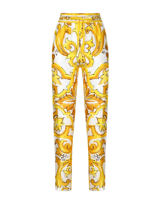 SILK TWILL PANTS