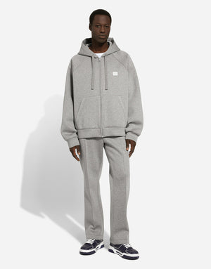 ZIP-UP HOODIE WITH TAG