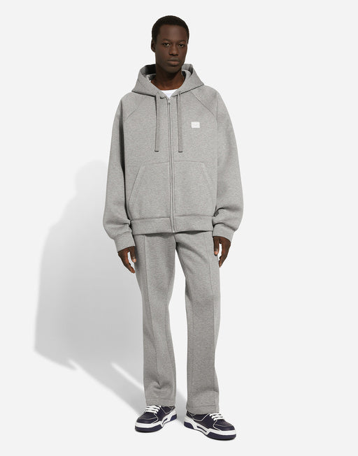 ZIP-UP HOODIE WITH TAG