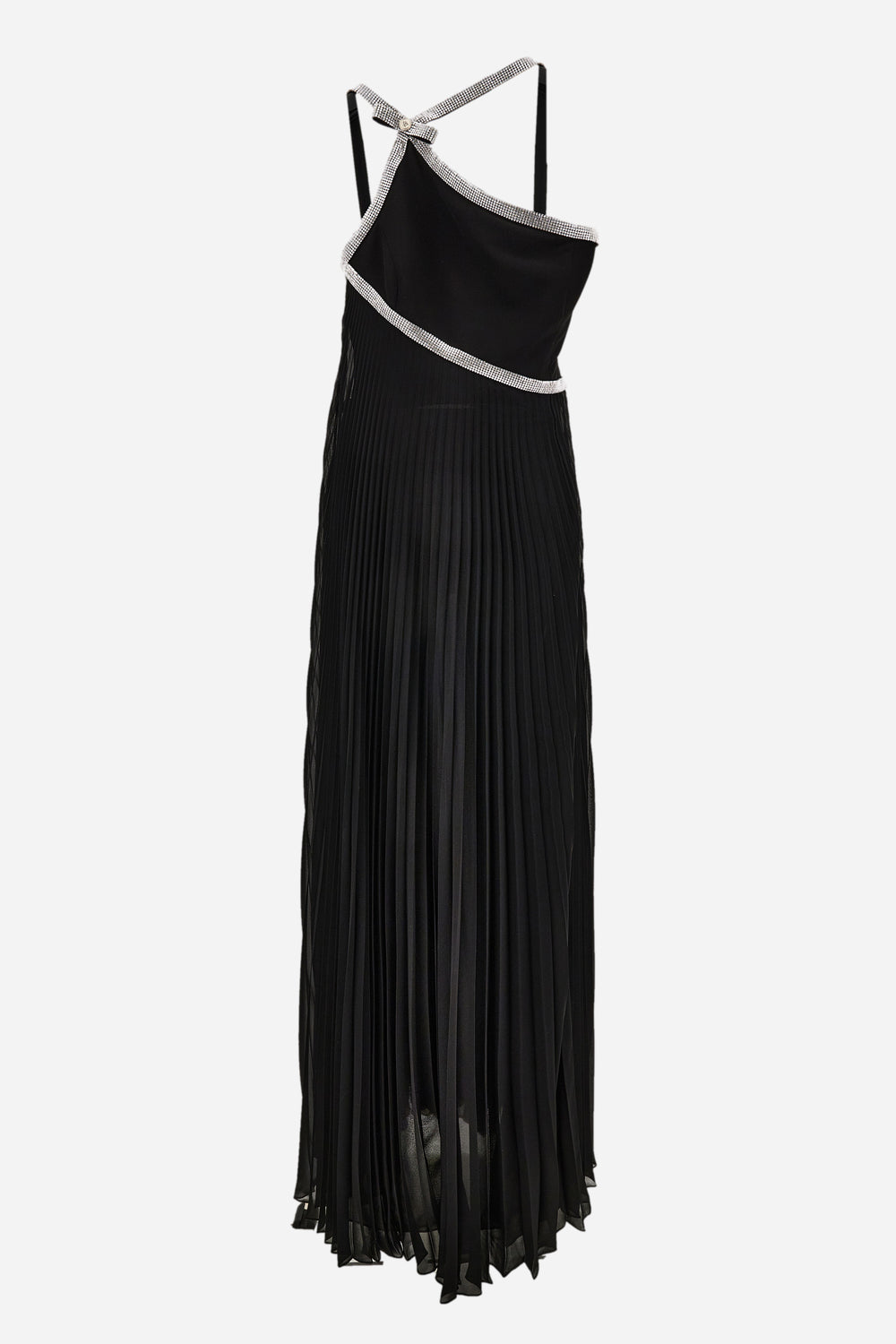 Gown In Techno Georgette