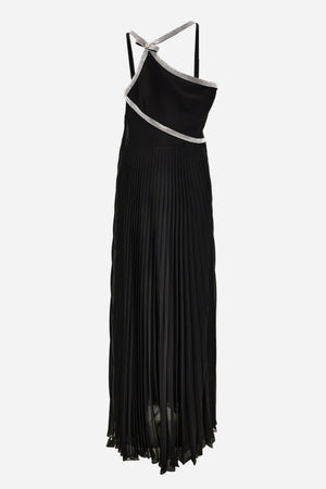 Gown In Techno Georgette