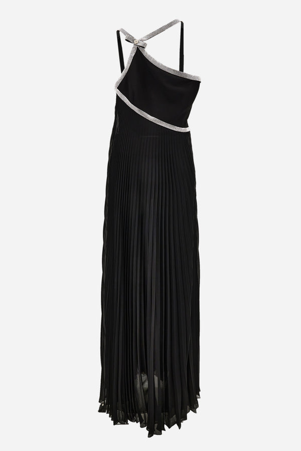 Gown In Techno Georgette