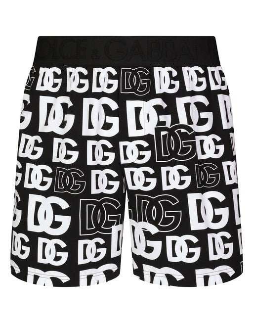 TWO-WAY STRETCH JERSEY SHORTS WITH DG LOGO