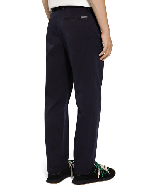 GARMENT-DYED COTTON PANTS
