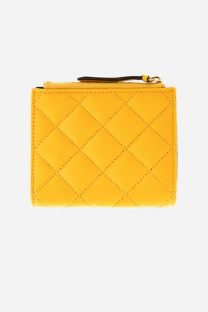 Icon Wallet In Quilted Lamb Leather