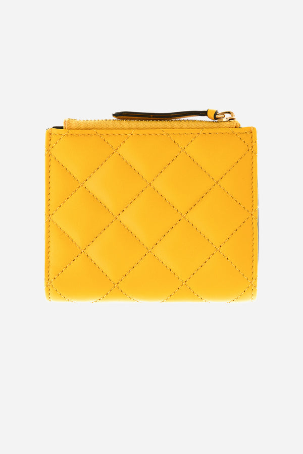 Icon Wallet In Quilted Lamb Leather