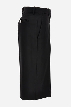 Shorts In Responsible Wool Gabardine Strecht