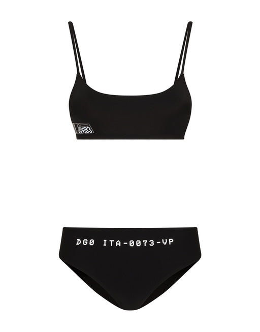 BRALETTE BIKINI WITH DGVIB3 PRINT