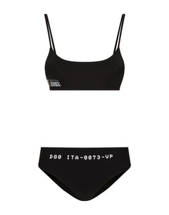 BRALETTE BIKINI WITH DGVIB3 PRINT