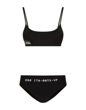 BRALETTE BIKINI WITH DGVIB3 PRINT
