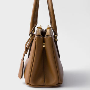 Galleria Mini Saffiano Caramel