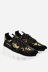 Chain Reaction Low Top In Suede-Barocco Print Fabric
