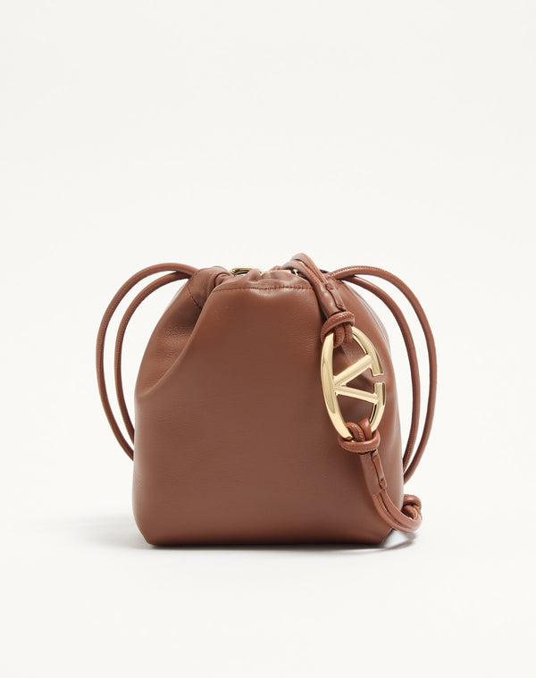 Mini Borsa A Sacchetto Vlogo Pouf In Nappa