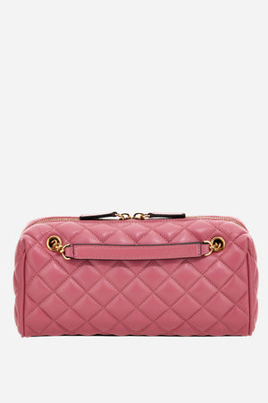 Icon Small Shoulder Bag In Quilted Lamb Leather