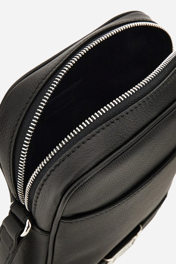 La Greca N/S Crossbody In Calf Leather