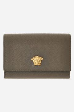 La Medusa Businnes Card Holder In Grainy Calf Leather